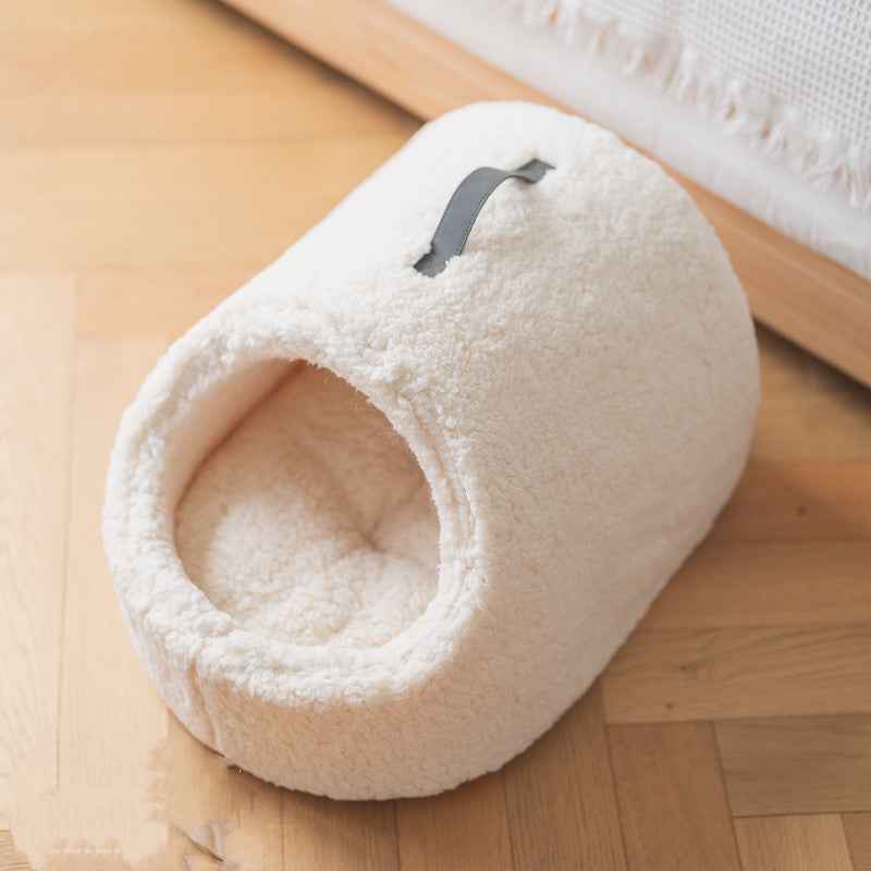 Polar Warm Cat Litter Closed Cat Sleeping Bag Large Winter Deep Sleep Cat Bed - - Pets Crazy Shops -