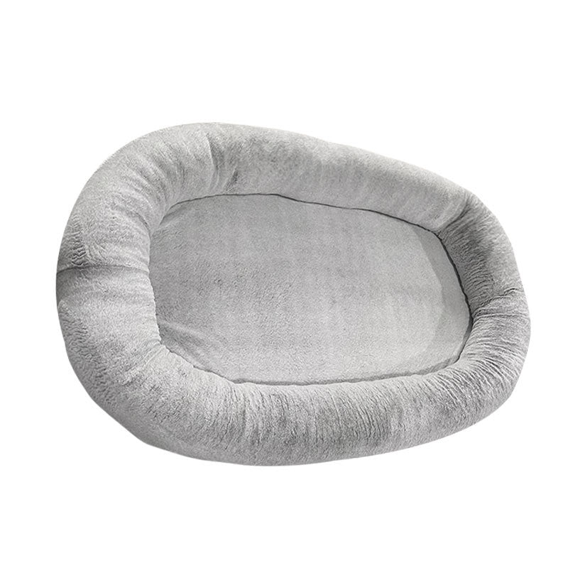 Large Human Short Plush Dog Bed - - Pets Crazy Shops -