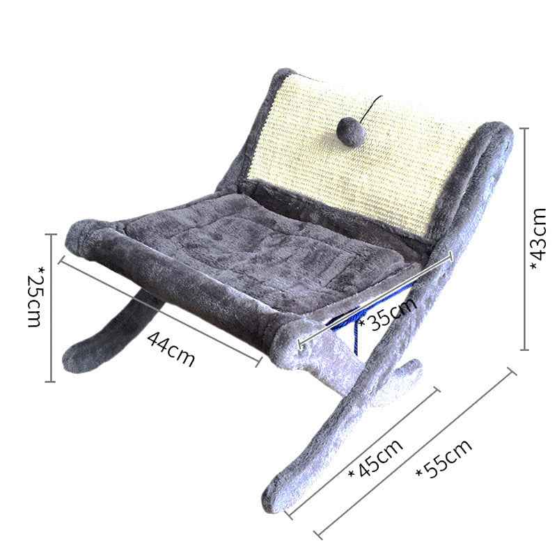 Pet Cat Sofa Bed Sunbathing Chair - - Pets Crazy Shops -