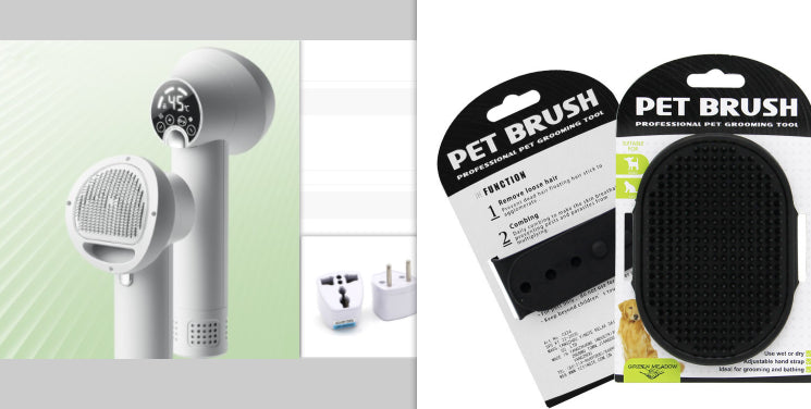 Smart Pet Hair Dryer Dog Golden Retriever Cat Grooming Hairdressing Blow & Comb Silent No Harm Pet Cleaning Supplies Pet Products - - Pets Crazy Shops -