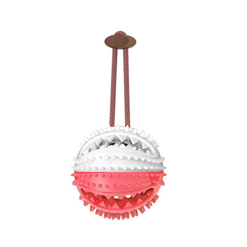 Dog Toys Silicon Suction Cup Tug Interactive Dog Ball Toy For Pet Chew Bite Tooth Cleaning Toothbrush Feeding Pet Supplies - - Pets Crazy Shops -