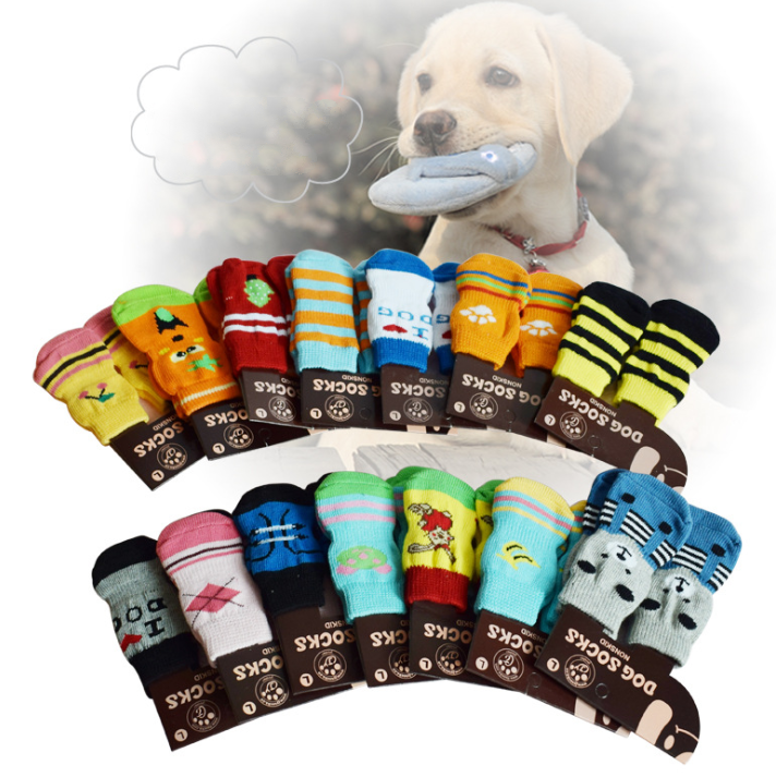 Pet dog socks shoes indoor antiskid socks VIP Teddy Pomeranian Bichon socks - - Pets Crazy Shops -