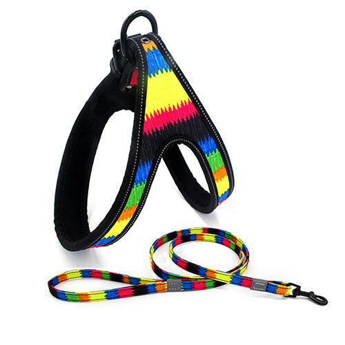Colorful Dog Leash Dog Walking Rope Small And Medium-sized Dog Explosion-proof Dog Chain - - Pets Crazy Shops -