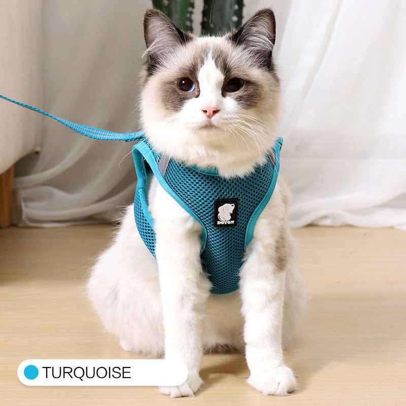 Anti-strike cat traction cat harness - - Pets Crazy Shops -
