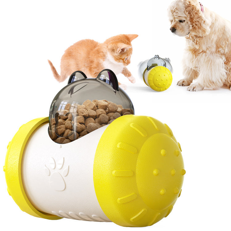 Duck Quack Treat Dispensing Wheel Toy | Interactive Dog & Cat Toy