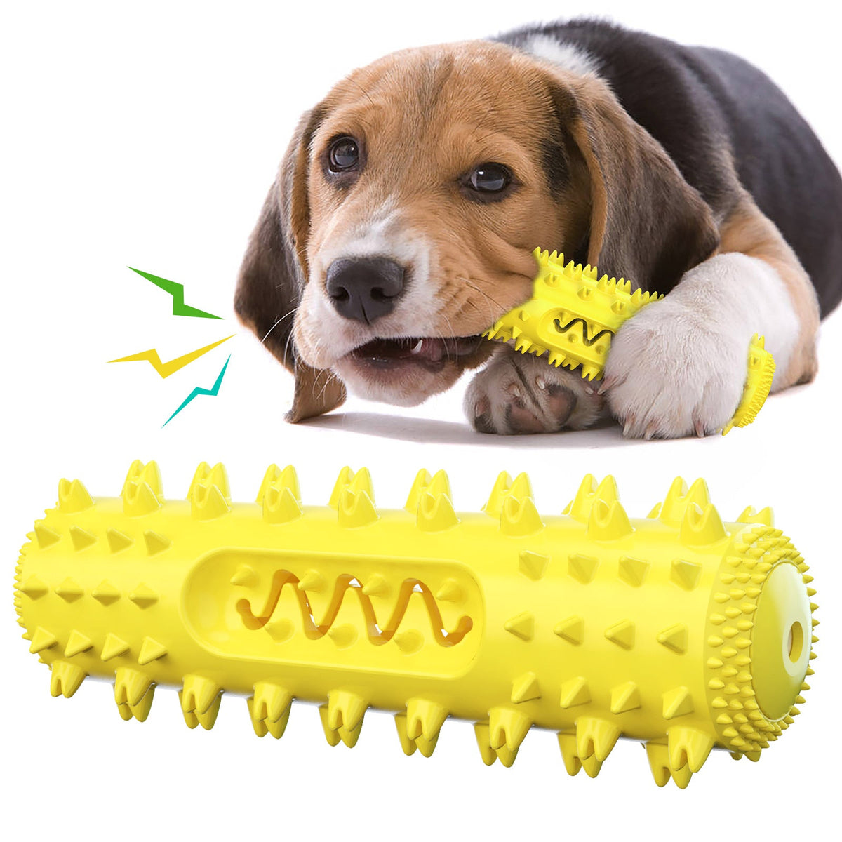 Pet Supplies Vocal Pet Dog Teething Stick Cleaning Dog Toothbrush Vent Chewing Dog Toy - - Pets Crazy Shops -