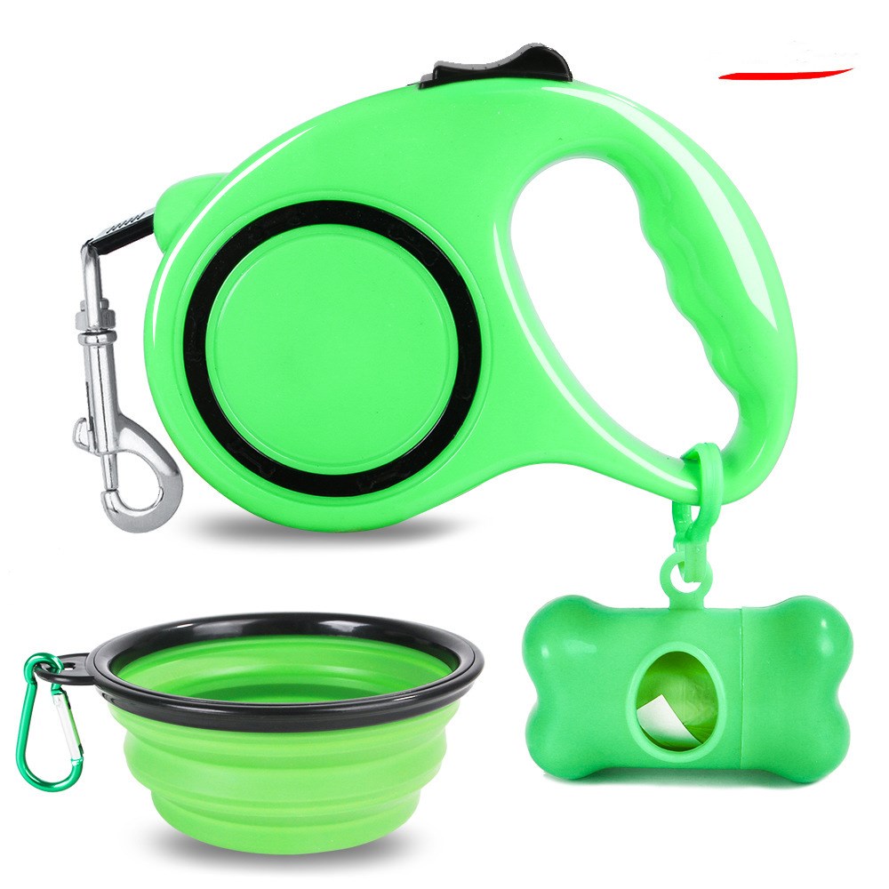 Dog Traction Rope Folding Dog Bowl - - Pets Crazy Shops -