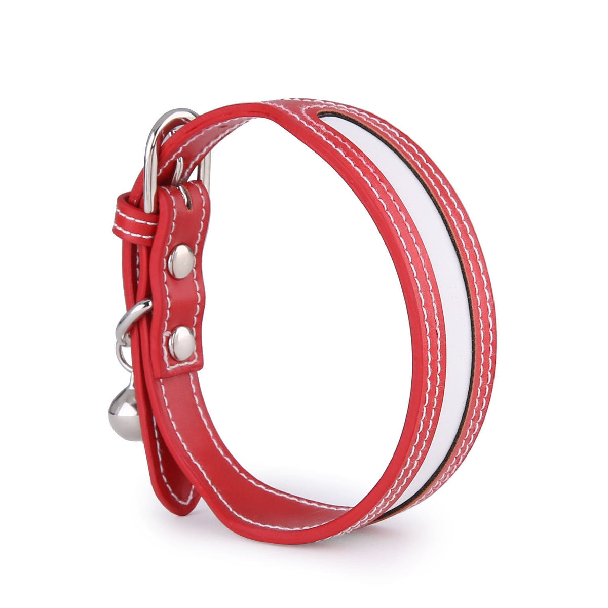 Pet Collar Outdoor Traction Reflective Cat and Dog Bell Collar Pet Products - - Pets Crazy Shops -