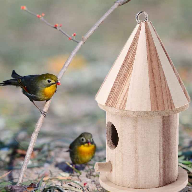 Wooden outdoor bird nest - - Pets Crazy Shops -