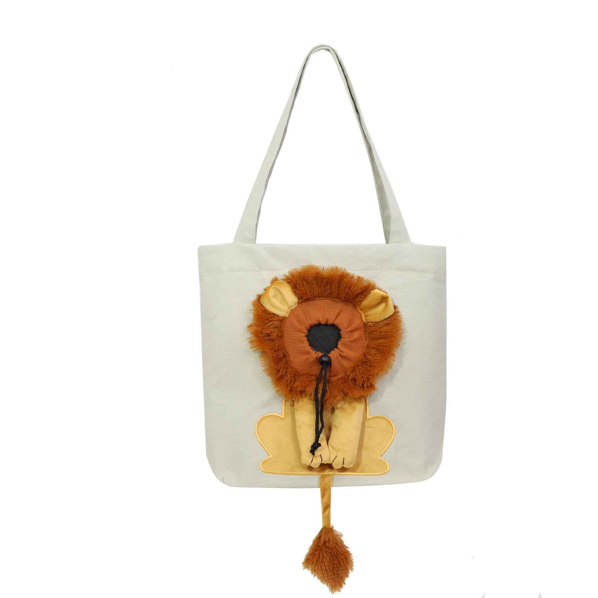 Soft Pet Carriers Lion Design Portable Breathable Bag Cat Dog Carrier Bags Outgoing Travel Pets Handbag With Safety Zippers - - Pets Crazy Shops -