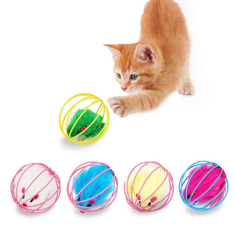 Cage Mouse Cat Toy Plush Pet Supplies - - Pets Crazy Shops -