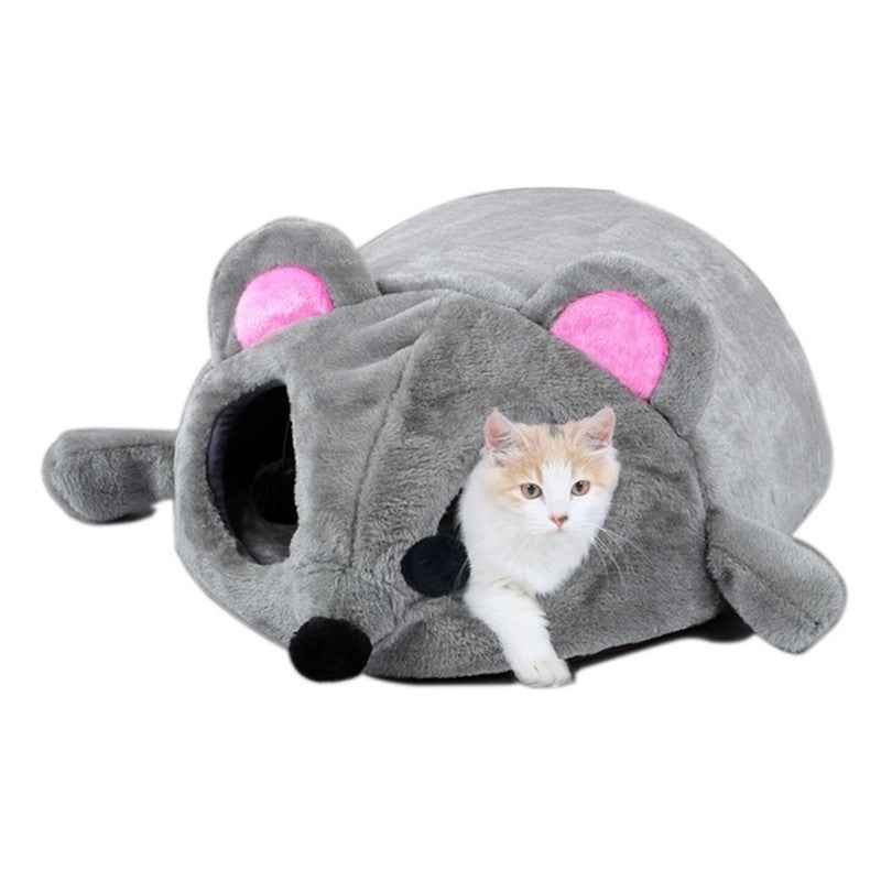 Windproof Warm Cartoon Cats Dogs kennels - - Pets Crazy Shops -