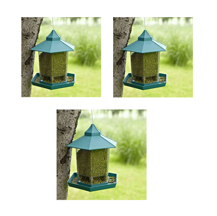 Waterproof hanging bird food box - - Pets Crazy Shops -
