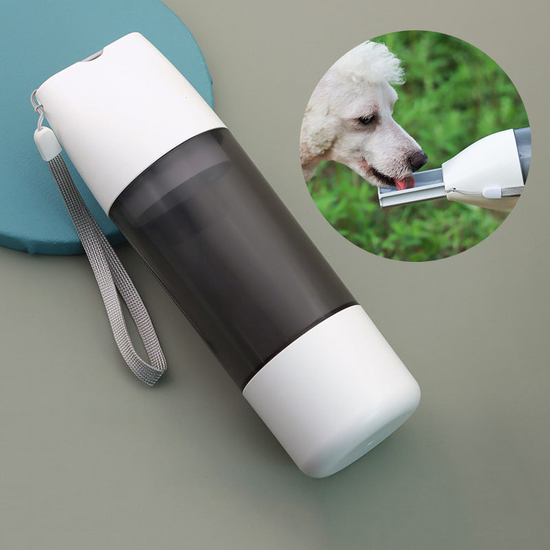 Portable Dog Water Bottle 350ml Water Food Container For Dog Pets Feeder Bowl Outdoor Travel Drinking Bowls Water Dispenser - - Pets Crazy Shops -