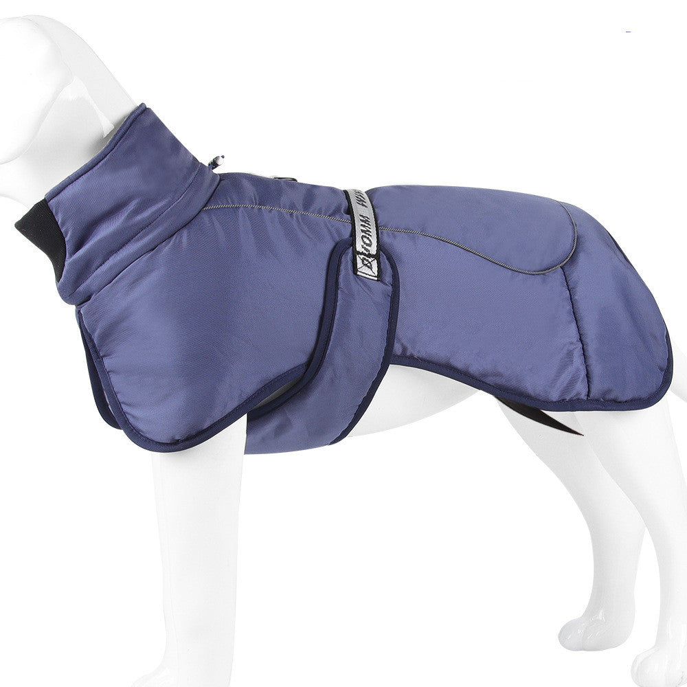 New Dog Clothes Cloak Style Thickened And Warm Pet Keeping Warming Clothes With Reflective Warmth Pet Supplies - - Pets Crazy Shops -