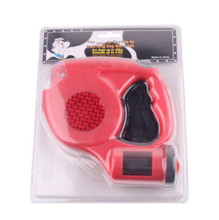 Three-in-one Retractable Dog Leash With Flashlight - - Pets Crazy Shops -