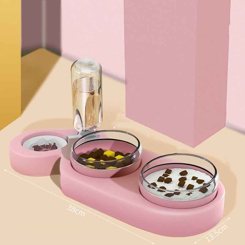 Cats Dogs Pets Rice Bowls Automatic Water Bowls - - Pets Crazy Shops -