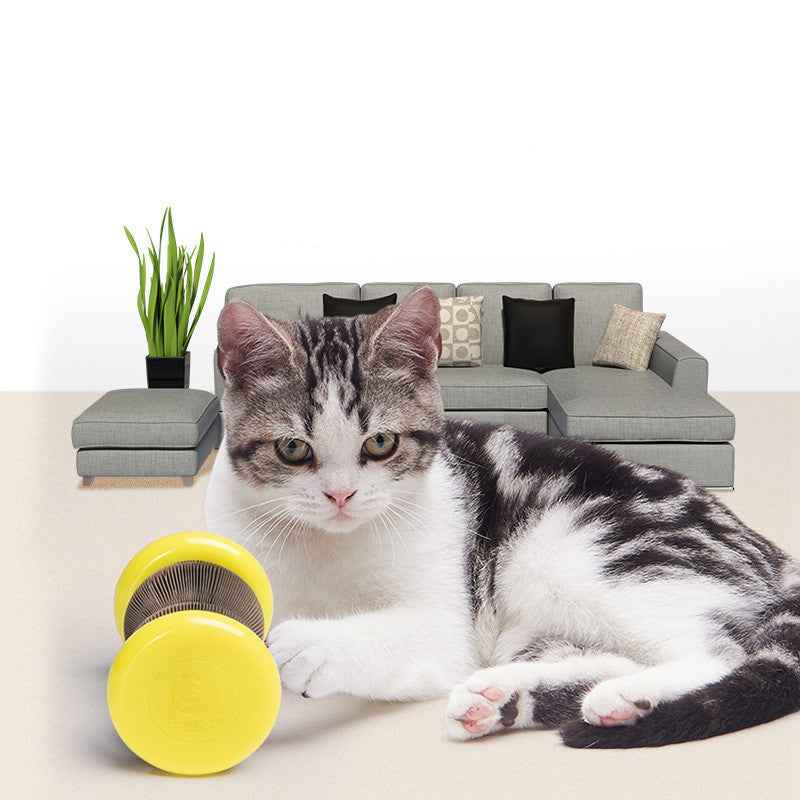 Pet Toy Magic Organ Corrugated Paper Wheel Cat Scratching Board Powder - - Pets Crazy Shops -