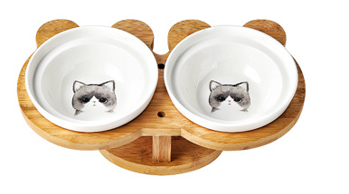 Ceramic Pet Products Cat Bowl - - Pets Crazy Shops -