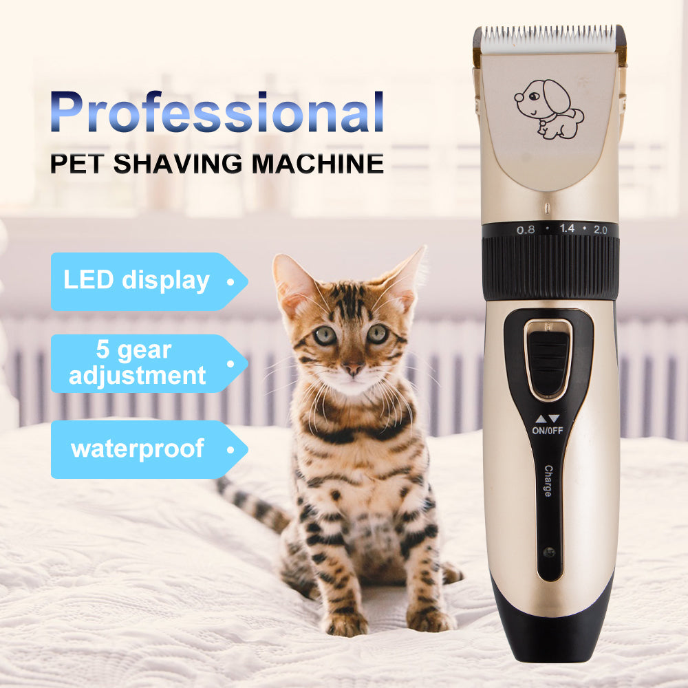 Rechargeable Dog Hair Trimmer USB Charging Electric Scissors Pet Hair Trimmer Animals Grooming Clippers Dog Hair Cut Machine - - Pets Crazy Shops -