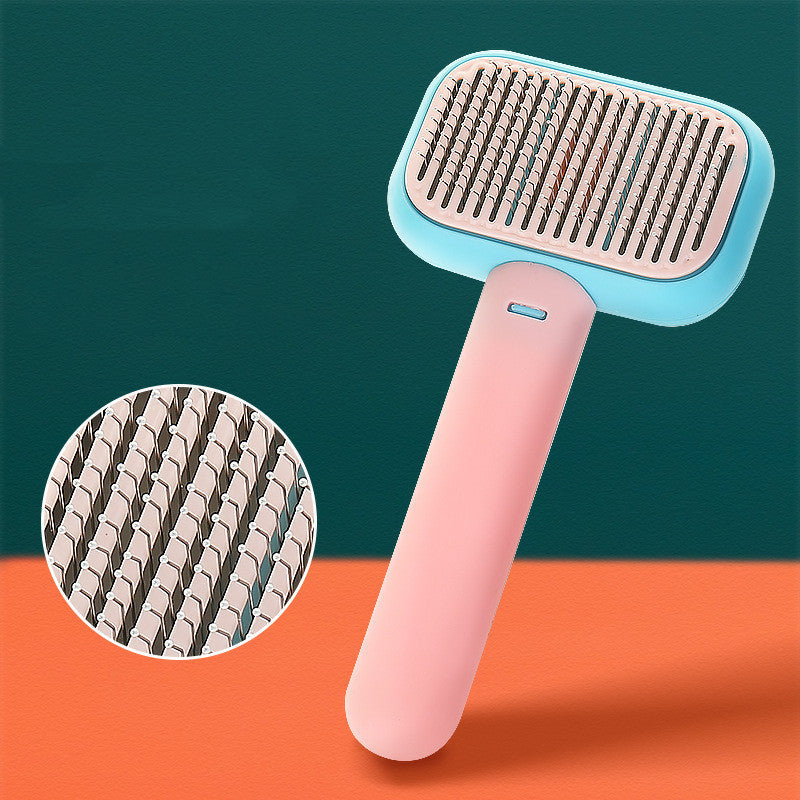 Pet Detangling Massage Comb & Grooming Brush | Dog & Cat Hair Brush