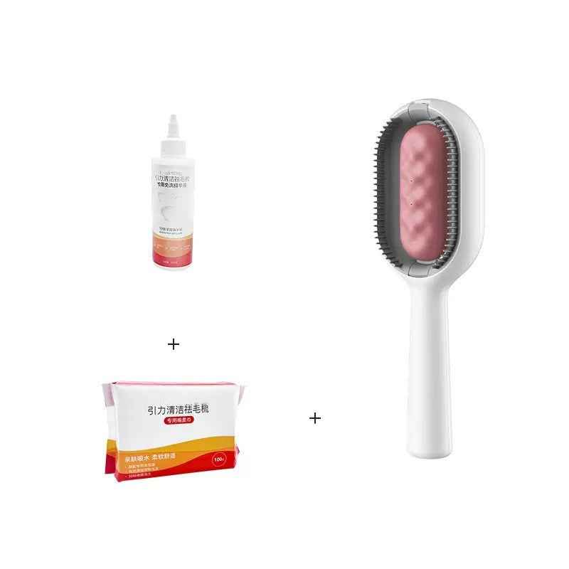 Pet Grooming Brush Dematting Dog Comb Cat Brush To Remove Floating Hair Sticky Hair With Tank Pet Cleaning Supplies - - Pets Crazy Shops -