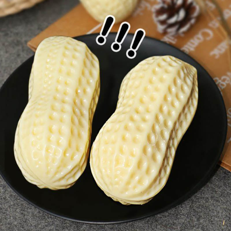 Funny Pet Dog Squeaky Toys For Small Middle Dogs Bite Resistant Puppy Cat Dogs Toys Pets Rubber Peanut Clean Tooth Chew Toy - - Pets Crazy Shops -