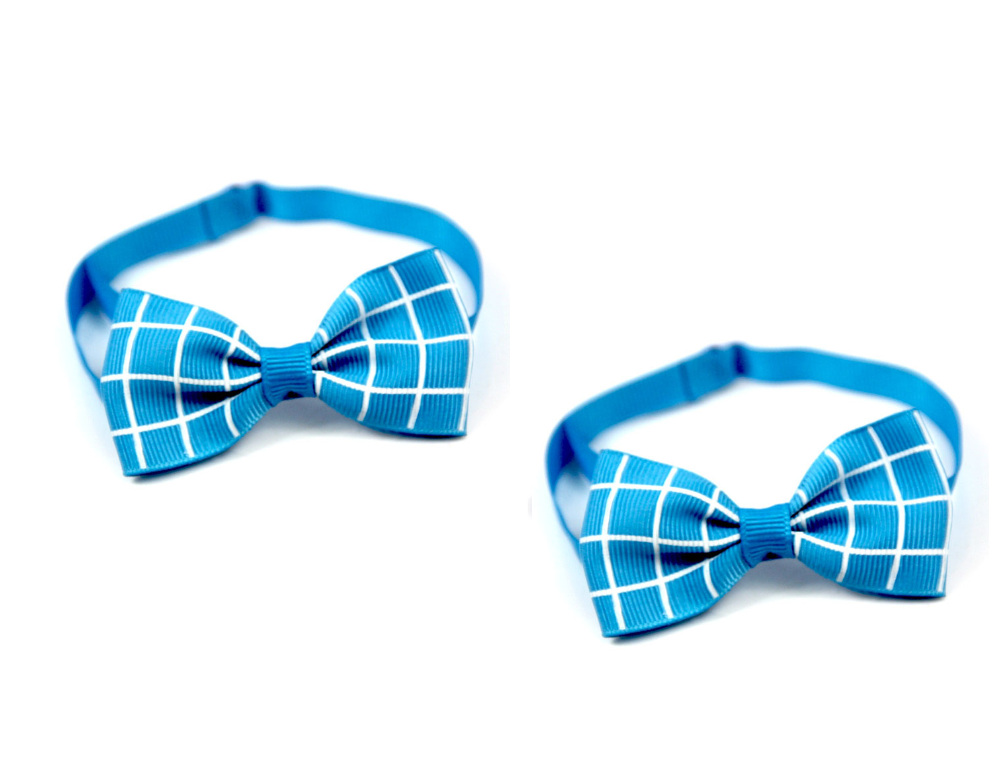 Plaid Pet Tie Cat Dog Scarf Accessories Pet Accessories - - Pets Crazy Shops -