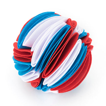 Foldable Dog Snuffle Ball Dog Training Toys Increase IQ Pet Cat Training Games Feeding Intelligence Toy  -  - Pets Crazy Shops -