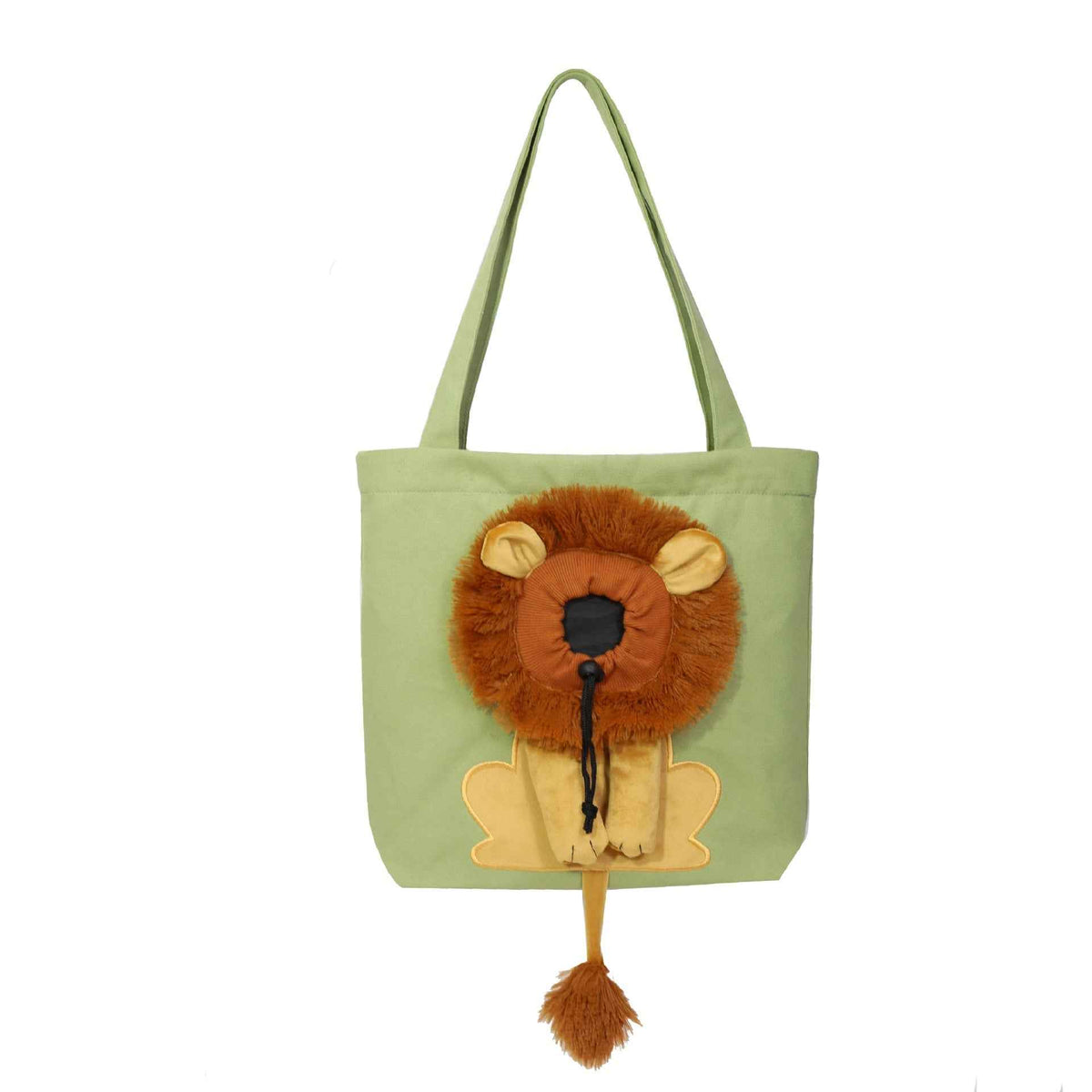 Soft Pet Carriers Lion Design Portable Breathable Bag Cat Dog Carrier Bags Outgoing Travel Pets Handbag With Safety Zippers  -  - Pets Crazy Shops -