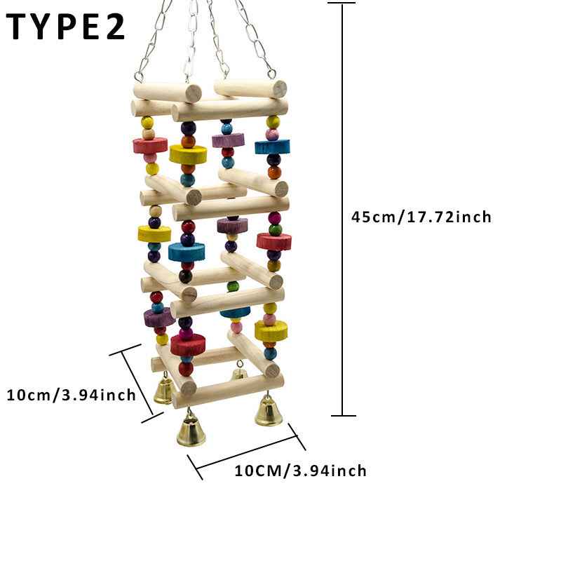 Parakeet Bird Toy Amusement Park Swing Stand  -  - Pets Crazy Shops -