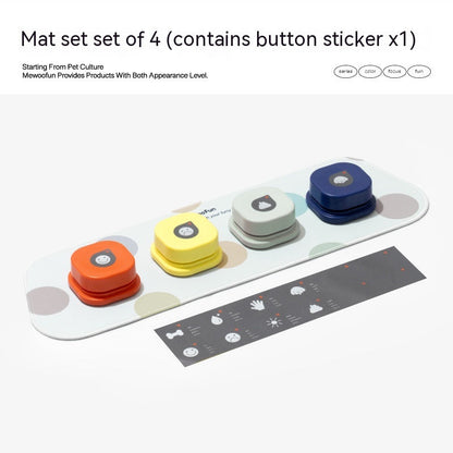 4 Colors Pet Communication Button One-click Prevent Physical Inactivity Recordable Dog Talking Button Toy Cat Toy Pet Products  -  - Pets Crazy Shops -