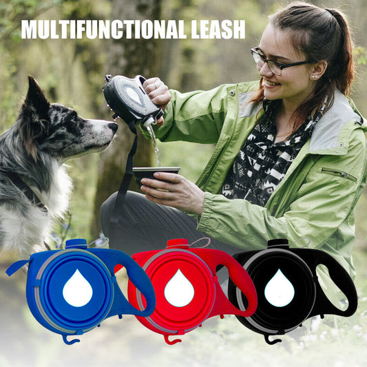 Traction Rope Comes With Water Bottle Outdoor Portable  -  - Pets Crazy Shops -