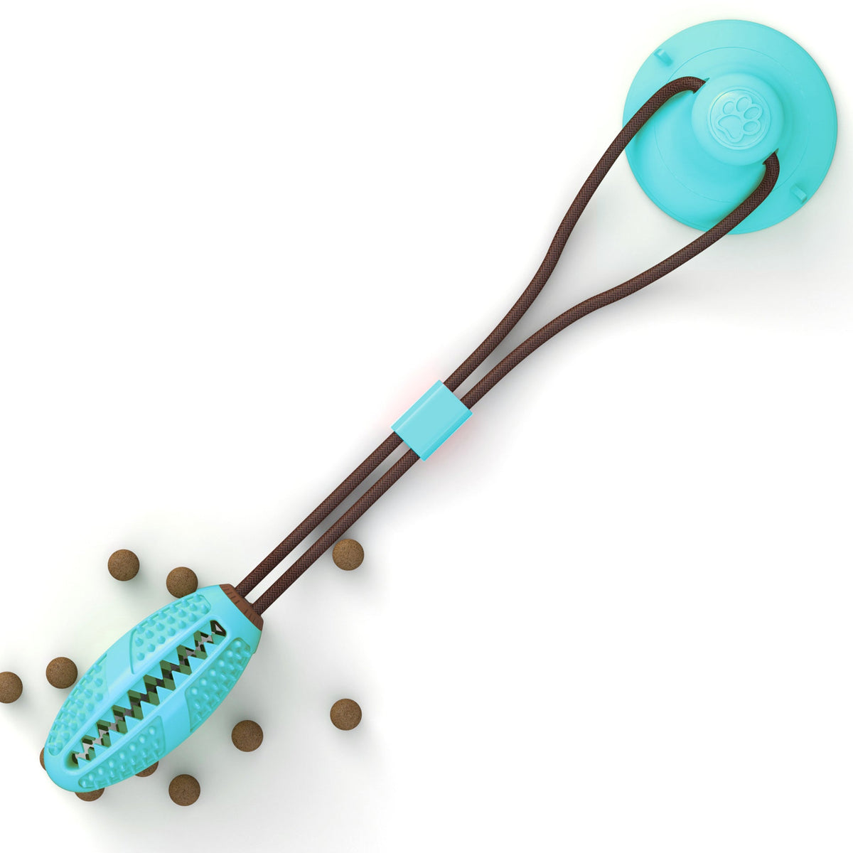 Dog Toys Silicon Suction Cup Tug Interactive Dog Ball Toy For Pet Chew Bite Tooth Cleaning Toothbrush Feeding Pet Supplies  -  - Pets Crazy Shops -