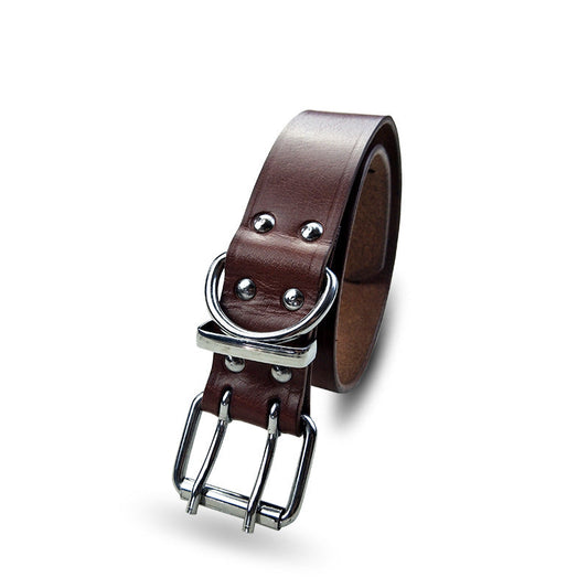 Pet products leather collar  -  - Pets Crazy Shops -