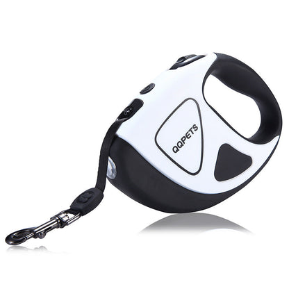 Pet Dog Automatic Retractable Fiber Leash Night Safety LED Shining Automatic Stretching Dog Hand Holding Rope Pet Supplies  -  - Pets Crazy Shops -