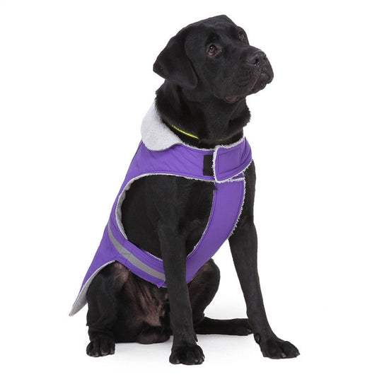 Pet clothes winter clothes night reflective pet clothes  -  - Pets Crazy Shops -