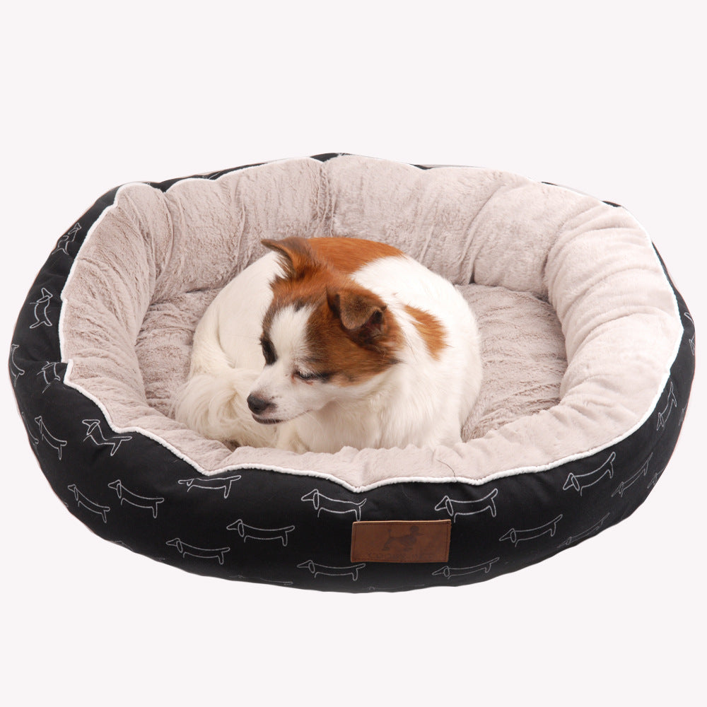 Round dog bed  -  - Pets Crazy Shops -