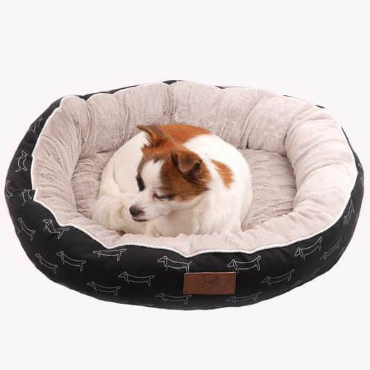 Round dog bed  -  - Pets Crazy Shops -