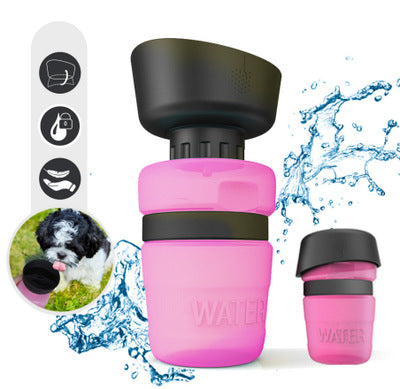 Pet Outdoor Foldable Bottle Dog Travel Water Bottle Dog Water Dispenser  -  - Pets Crazy Shops -