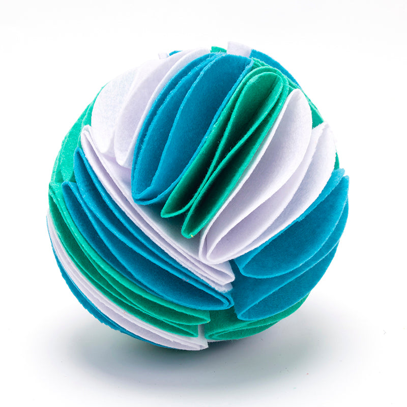 Foldable Dog Snuffle Ball Dog Training Toys Increase IQ Pet Cat Training Games Feeding Intelligence Toy  -  - Pets Crazy Shops -