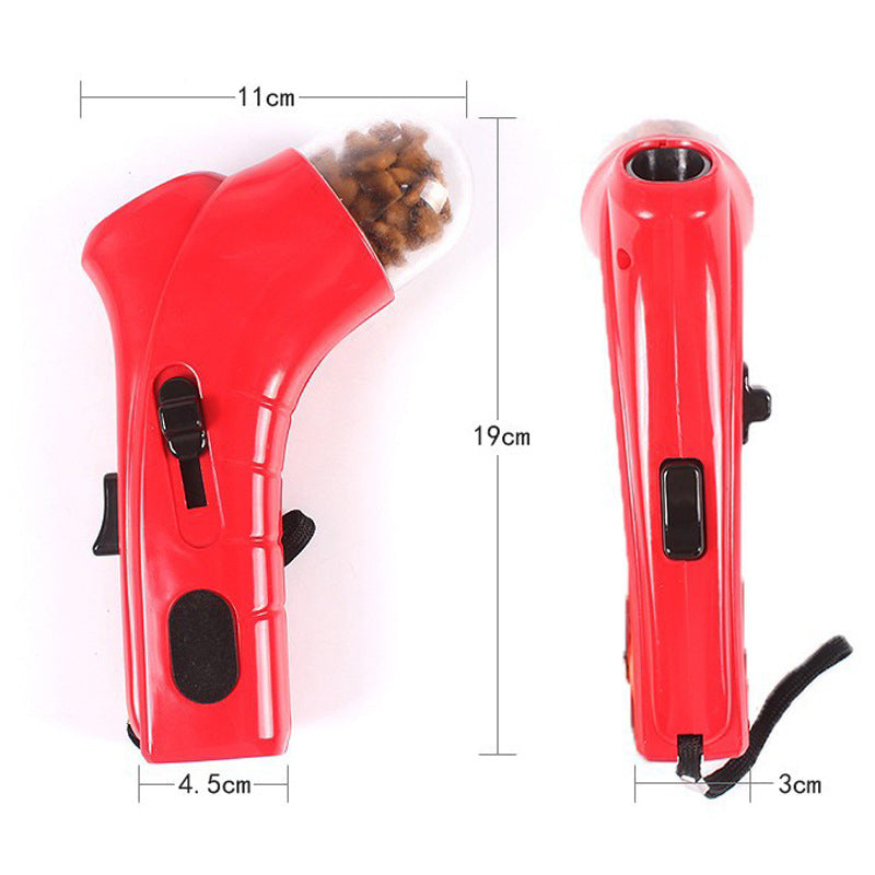 Pet Treat Launcher Gun | Interactive Dog & Cat Toy | Spring-Loaded | 4 Colours  -  - Pets Crazy Shops -