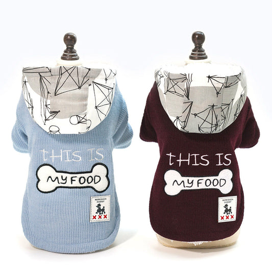 Thickened Warm, Hooded, Padded Clothes For Pets  -  - Pets Crazy Shops -