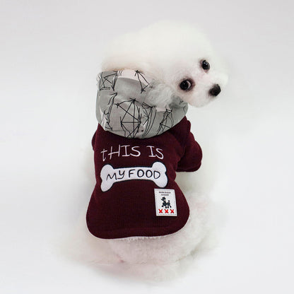 Thickened Warm, Hooded, Padded Clothes For Pets  -  - Pets Crazy Shops -