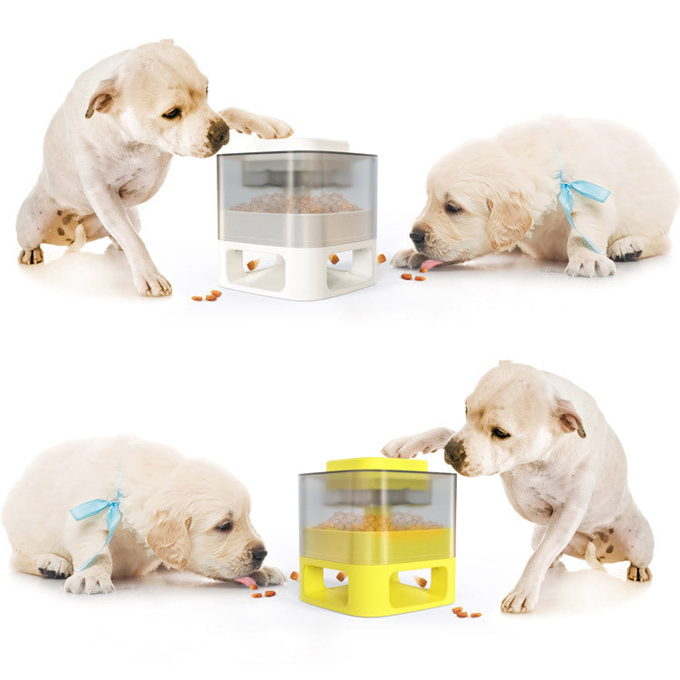 Dog Food Feeder Pet Accessories Cat Feeder Catapult Educational Dog Toys Pet Supplies Food Dispenser Just One Snap Comes Food  -  - Pets Crazy Shops -