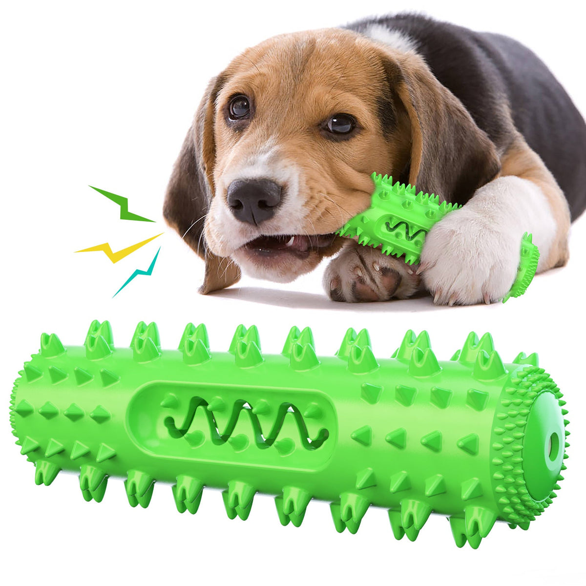 Pet Supplies Vocal Pet Dog Teething Stick Cleaning Dog Toothbrush Vent Chewing Dog Toy  -  - Pets Crazy Shops -