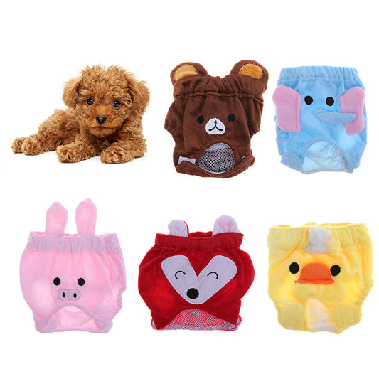Reusable Dog Diapers Belly Band Cotton Physiological Underwe  -  - Pets Crazy Shops -