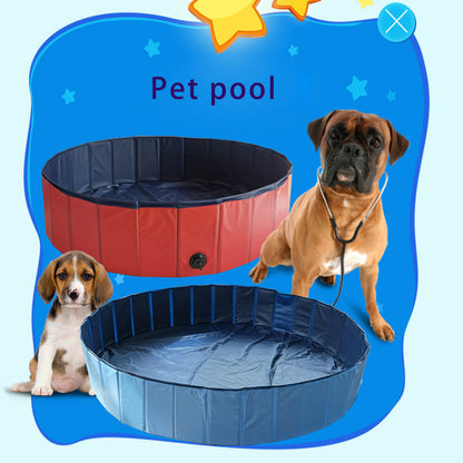Portable Pet Pool Foldable Dog Cat Bathtub Pet Supplies Outdoor Children's Bathtub Pet Cleaning Supplies Accessories  -  - Pets Crazy Shops -