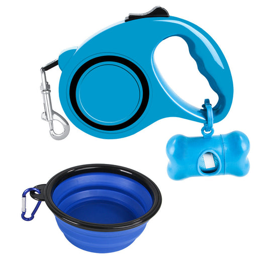 Dog Traction Rope Folding Dog Bowl  -  - Pets Crazy Shops -