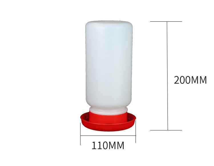 The Bird Feeds The Water Bottle To The Pigeon With A Waterer, Pigeon Trough Screw Mouth  -  - Pets Crazy Shops -